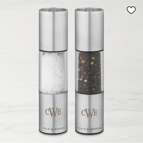 Cole & Mason Oslo Silver Salt and Pepper Grinder Set, Retail $99.95US - Picture 3 of 7